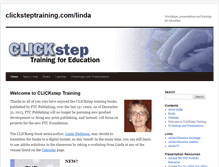 Tablet Screenshot of clicksteptraining.com